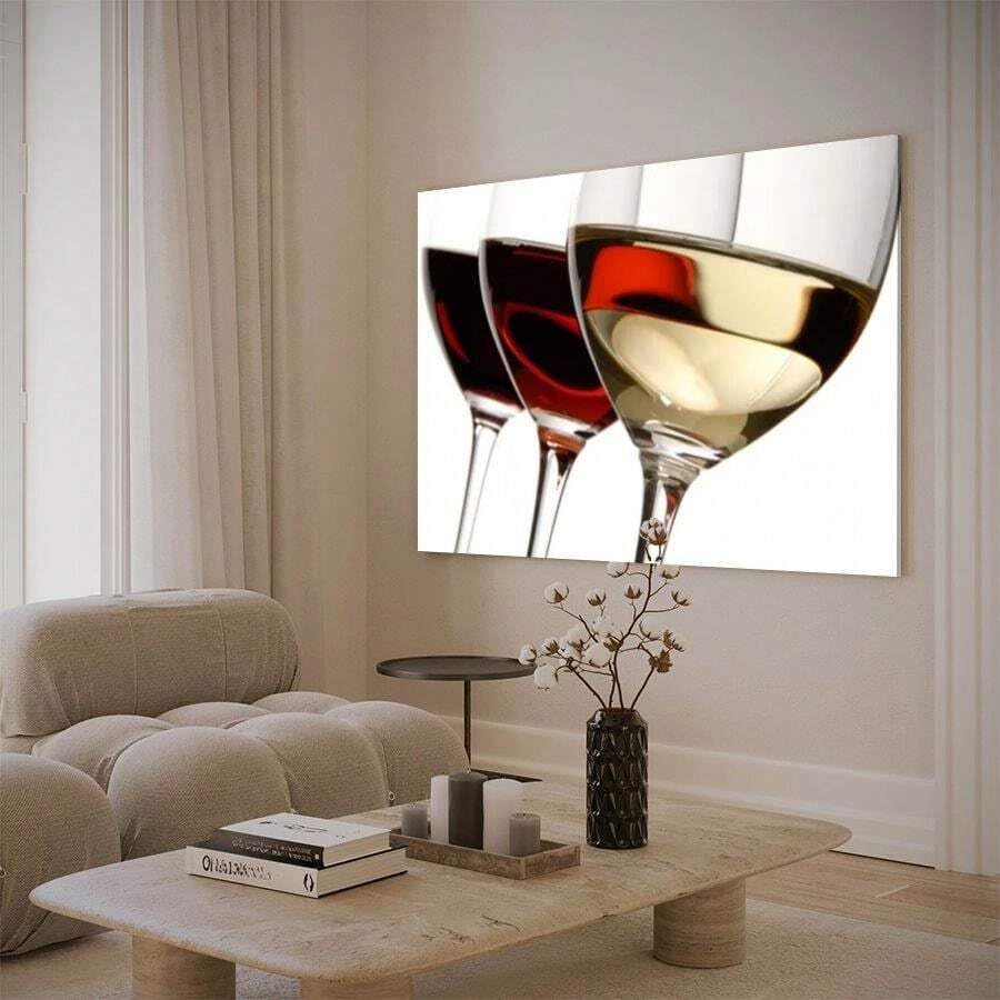 Impression sur toile vin rouge grand format pour déco salon - 3