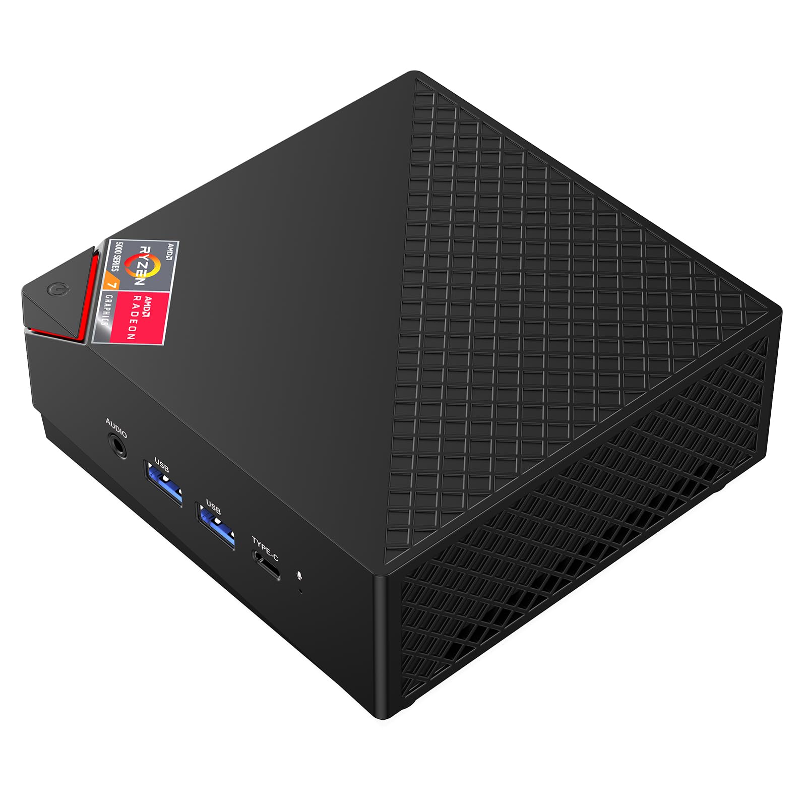 ACEMAGICIAN AM06 Pro Mini PC, AMD Ryzen 7 5700U (8C/16T, fino a 4,3 GHz), 16 GB DDR4 512 GB NVME SSD con Type-C |Dual LAN| WiFi6
