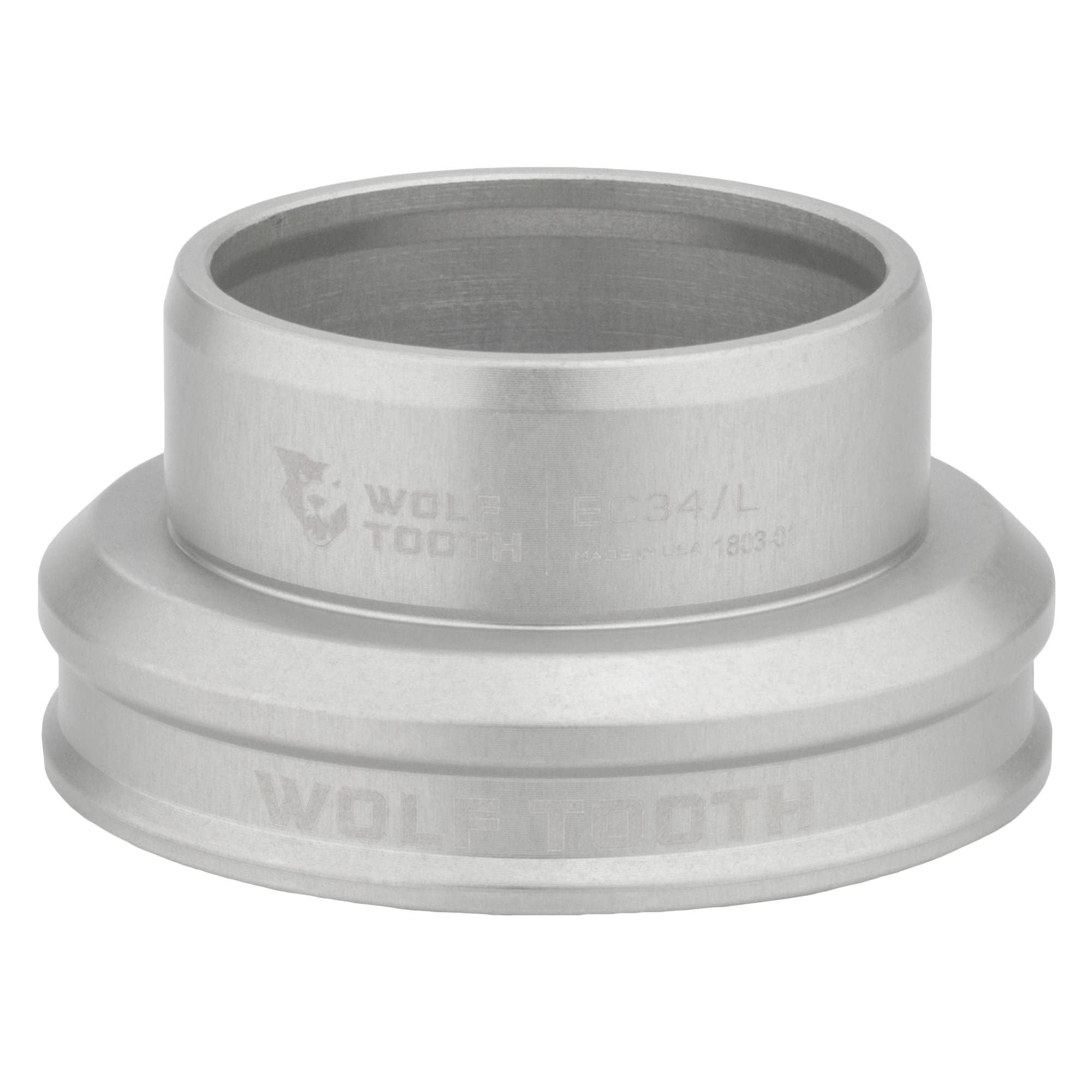 Cuffia Inferiore Wolf Tooth Performance EC44/40 – Serie EC44L-40-RSIL-B, Argento Grezzo