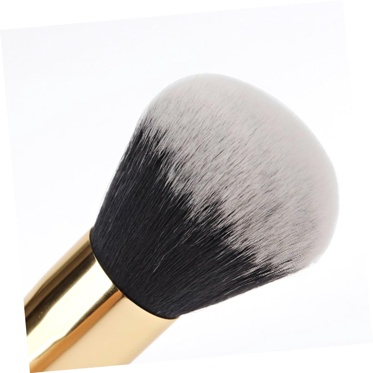 Beavorty Brush for r Flat Foundation Makeup Brush Makeup Brush for Liquid Foundation Gold Black All-in Tool