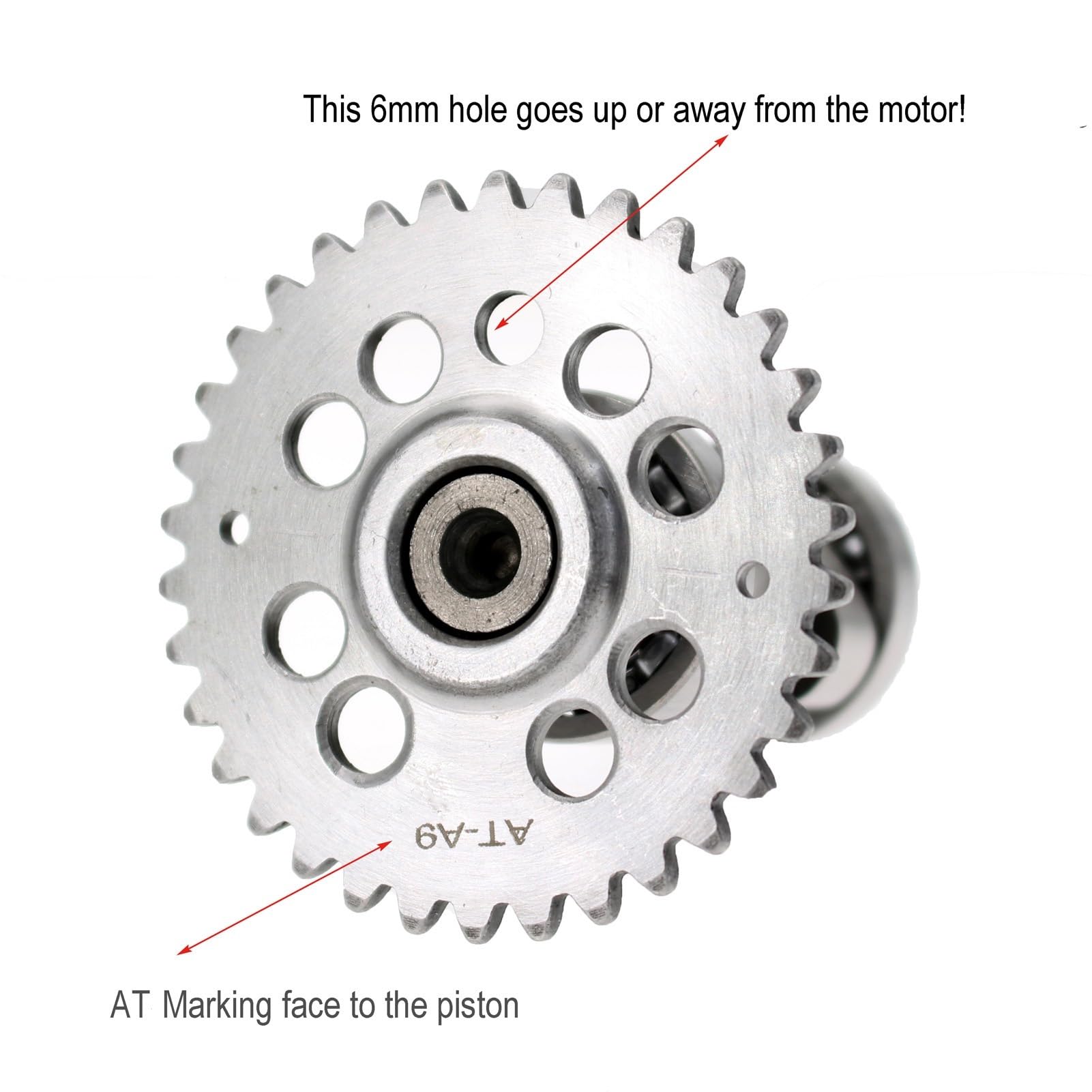 Arbre à cames de course haute performance GY6 125cc 150cc for scooter ATV 152QMI 157QMJ, arbre à cames A8 A9 A10 A11 A12 A13 A14 A15 Parties(AT-A14)