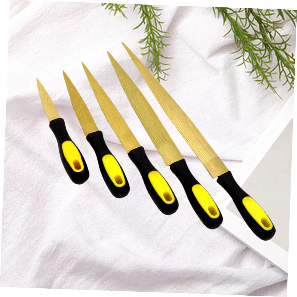 DOITOOL Limas Para Carpintería Set De 5 De Acero Para Trabajar La Madera Herramientas De Precisión