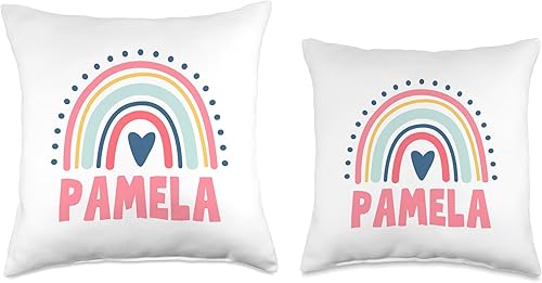 Miniatura 3 de Pamela Name Custom Woman Myth Legend Pink Birthday Party Throw Pillow, 18x18, Multicolor
