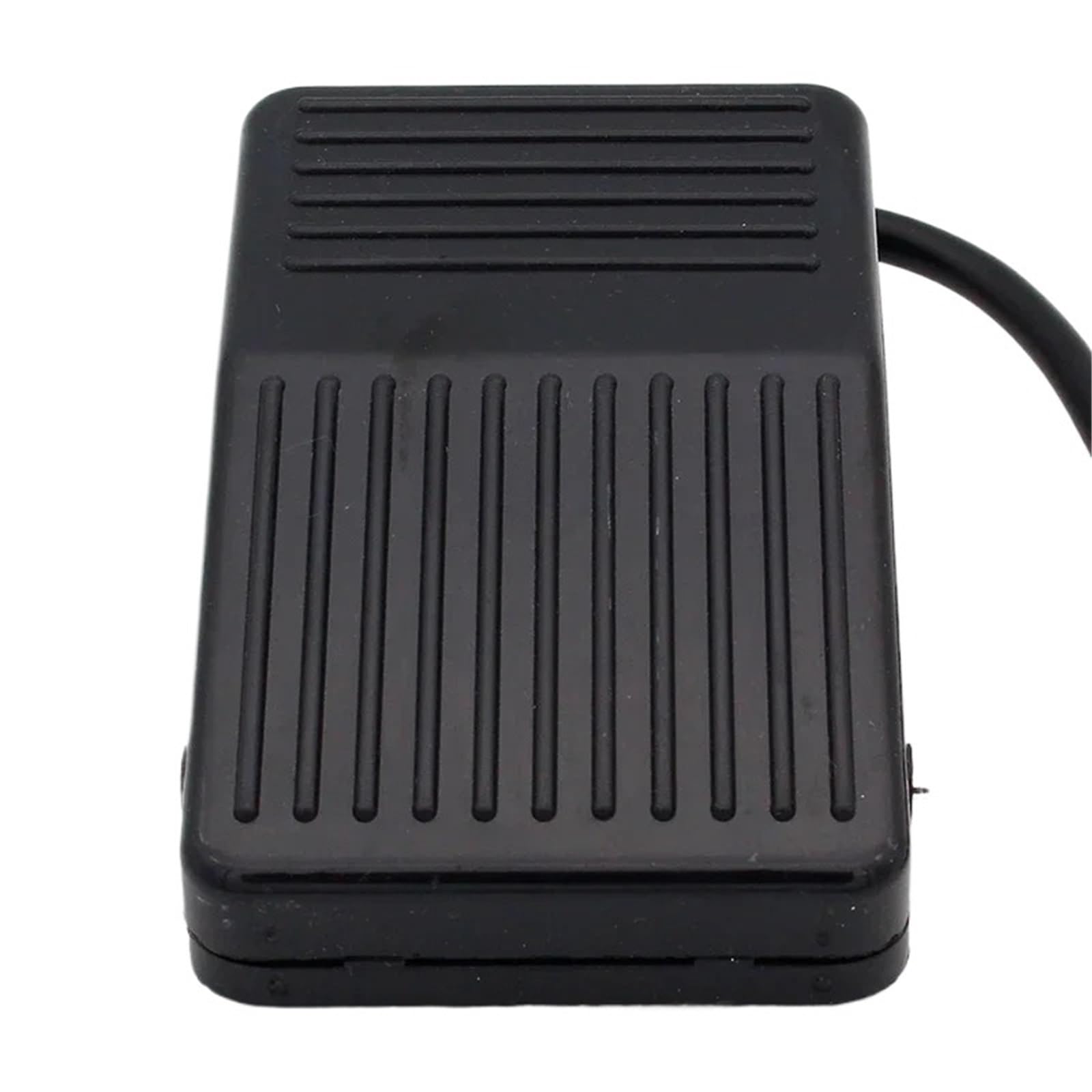 Interrupteur à pédale électrique SPDT avec surface striée et base caoutchoutée