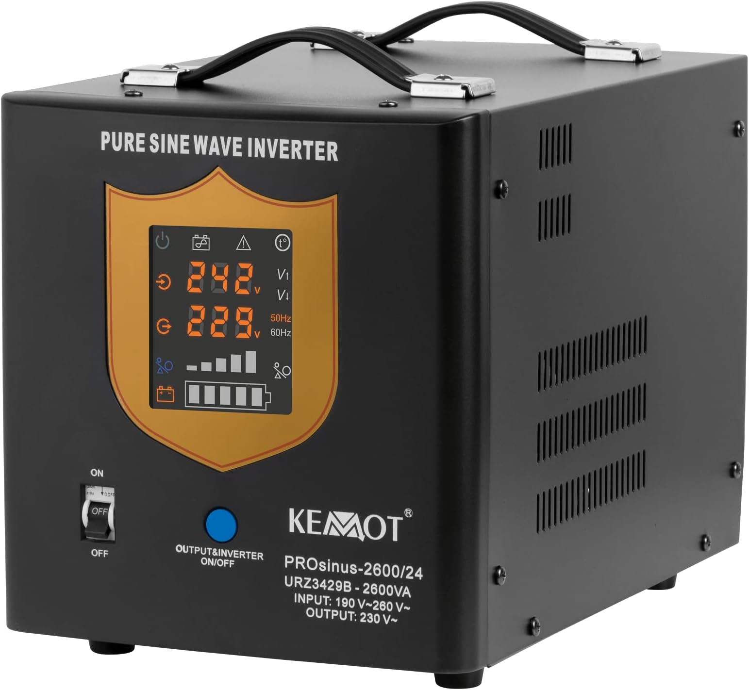 Kemot Notstromversorgung PROsinus-2600 Wechselrichter mit Reiner ...
