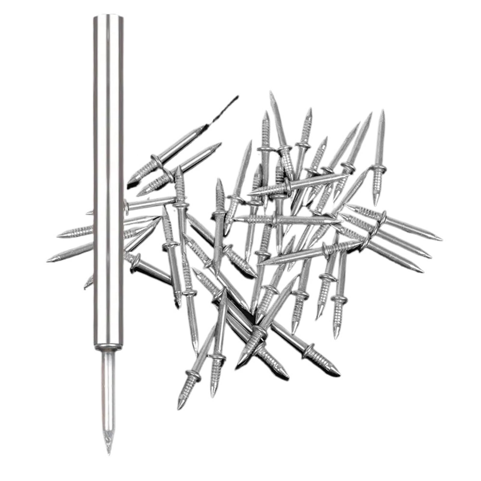 Yangshe One Color Invisible Seamless Skirting Nails 2-Way Horn Fixation For Baseboard Installation
