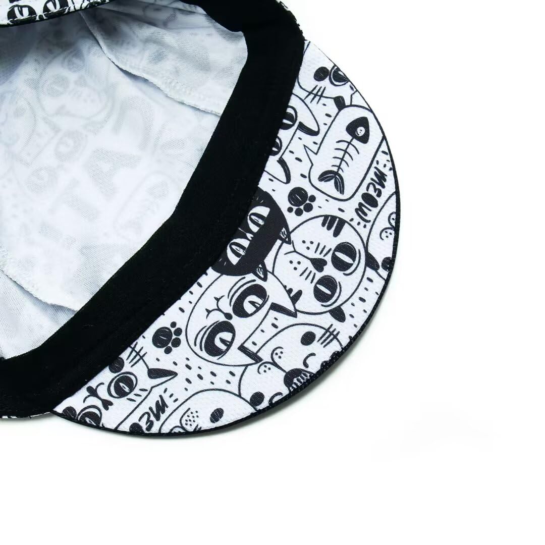 Gorra de ciclismo para hombre y mujer, sombrero de ciclismo debajo del casco, poliéster, transpirable, absorbe el sudor