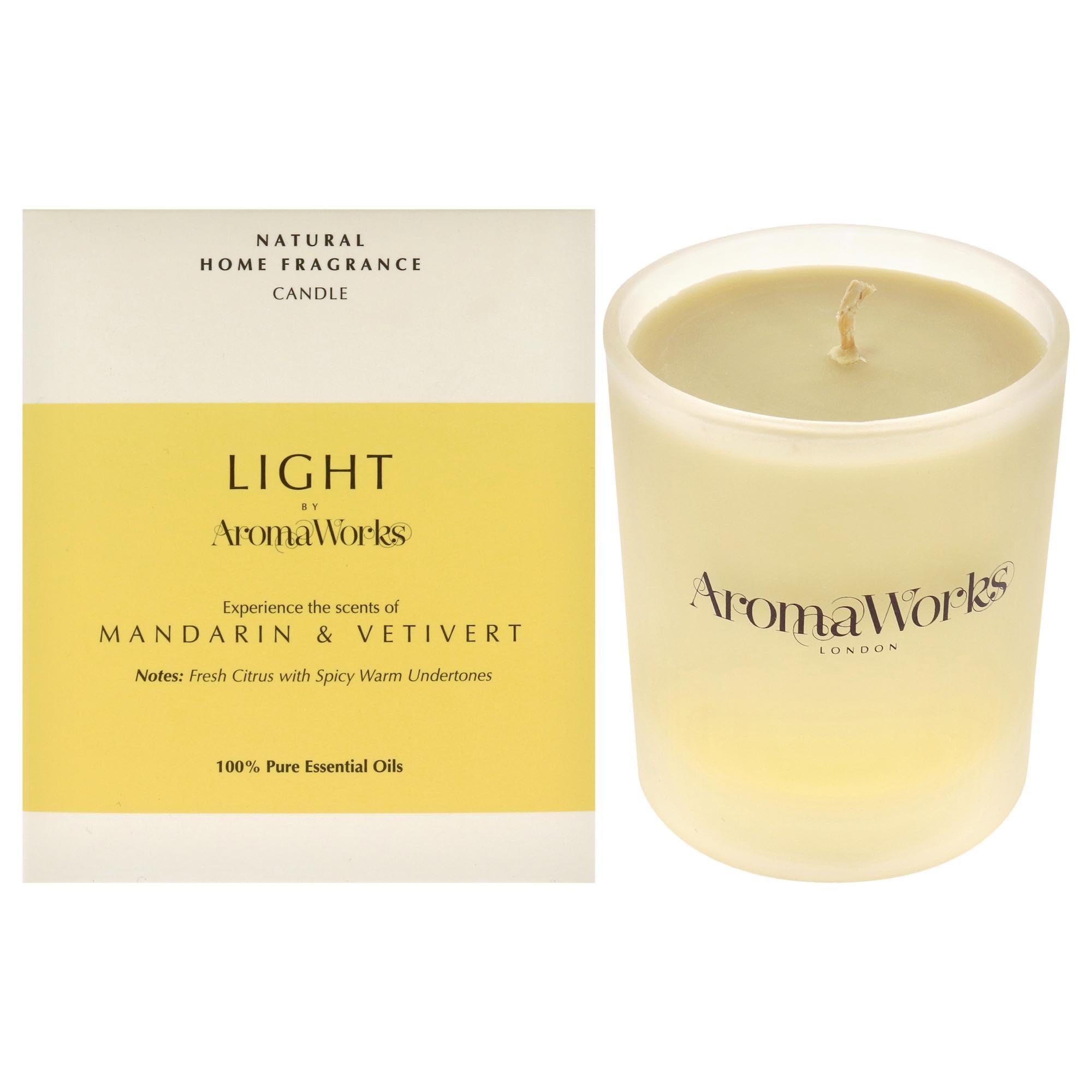 Aroma Works Aromaworks Mandarin & Vetivert Candle 30Cl
