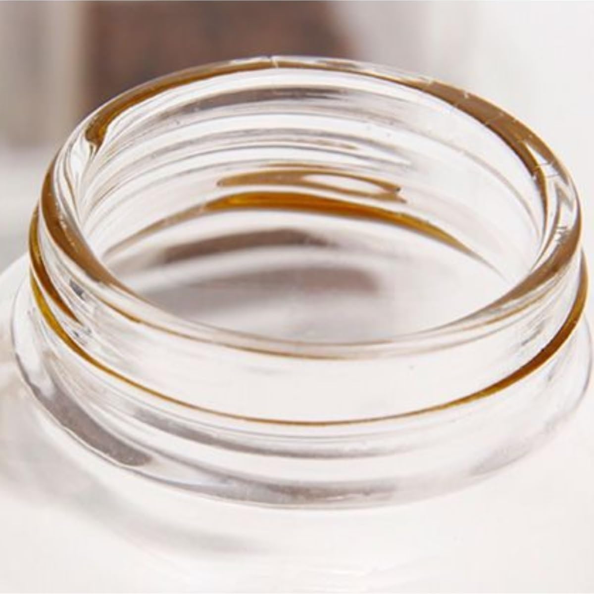 Dispenser per Salsa di Soia Set di 2 Bottiglie di Condimento for Cucina in Vetro for Uso Domestico, Prevenzione delle Perdite di Olio Contenitore Dell'olio