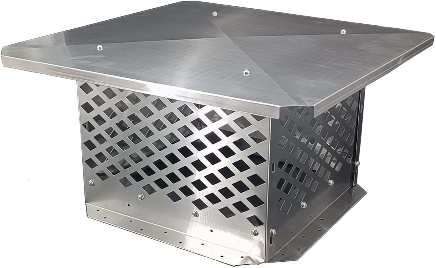 HOMESAVER LockTop II 13" x 13" Chimney Cap/Damper 5/8