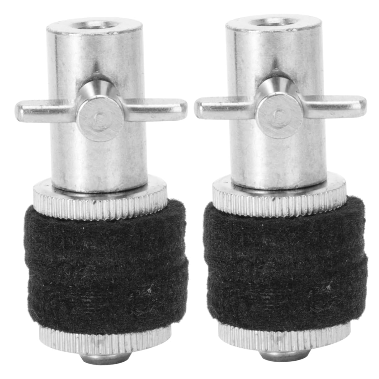 Abaodam 6 Piezas Accesorios De Piezas De De Jazz Sombrero De Fieltro Gorras Accesorios Para Batería De Percusión Bolso De Charles Del Instrumento De Percusión Black