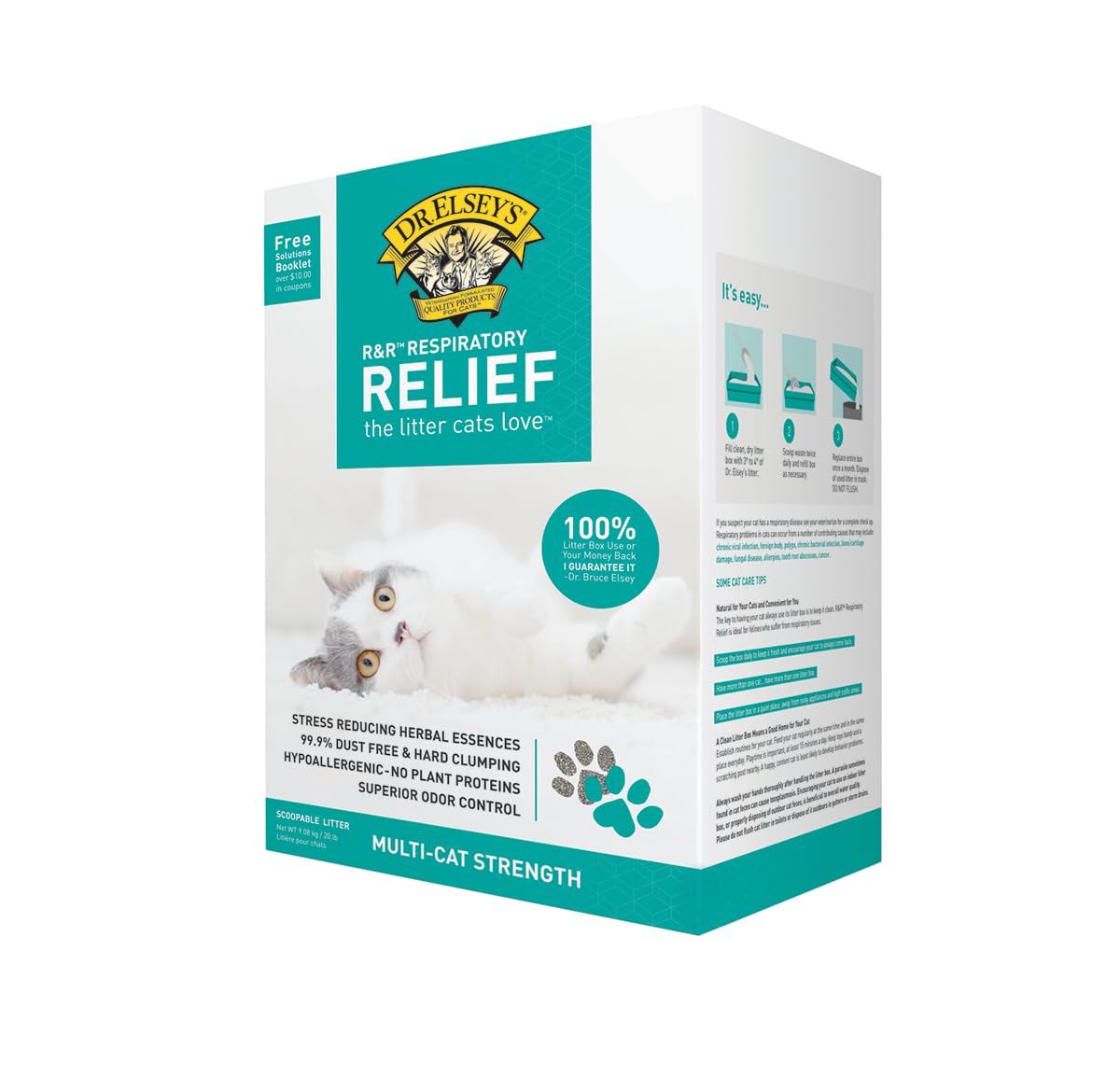 Dr. Elsey'sPrecious Cat Respiratory Releif Clay Premium All Natural Cat Litter With Herbal Essences