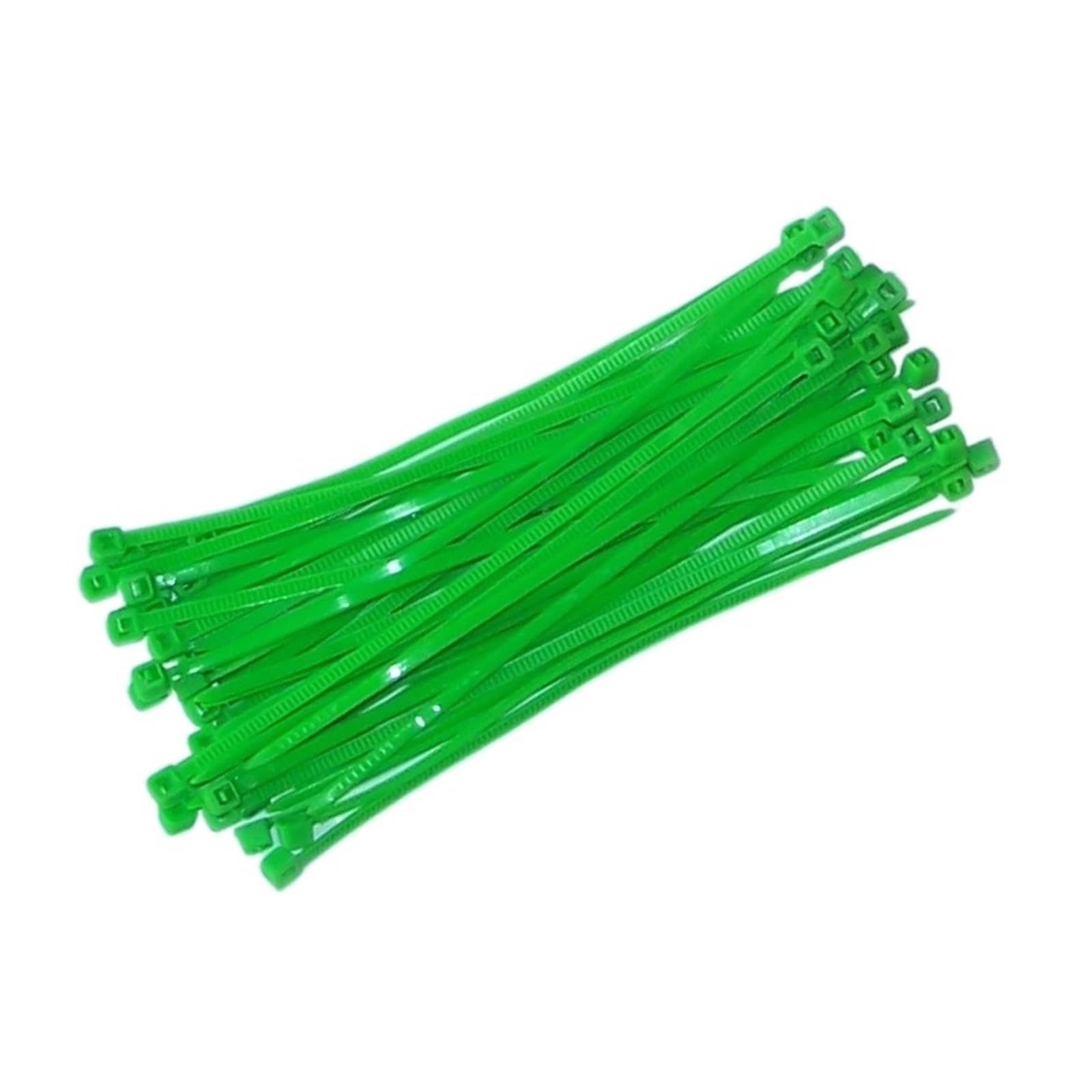 100/200/500 bridas de nailon con cierre automático, 0.118 x 7.874 in, plástico con cremallera, correas para encuadernación de alambre, bricolaje (color: verde UV, tamaño: 100 unidades) (negro, 100 u