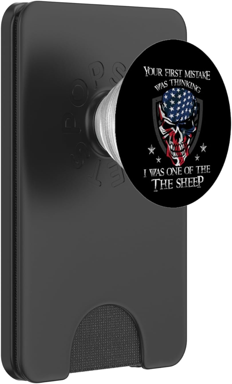 Your First Mistake was Thinking I was One of The Sheep Skull PopSockets PopGrip for MagSafe