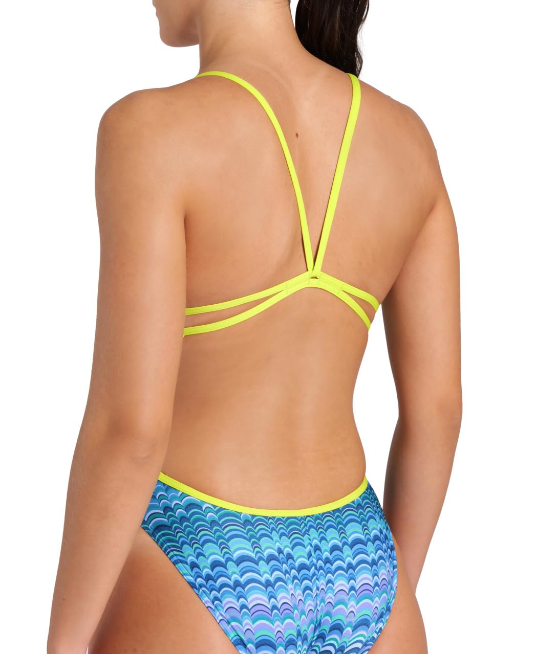 ARENA Performance Women's Ondulation Lace Back Training Swimsuit Ladies Bathing Suit Costume Intero Donna (Pacco da 1)