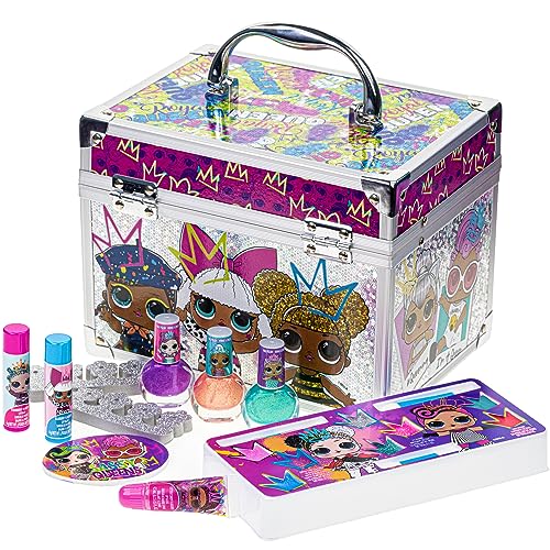LOL Surprise Kids Makeup Kit for Girls, Real Washable Beauty Toy Makeup Set, Girls Beauty Gift, Play Makeup and Pretend Play Toys Ages 3 and Up, Townley Girl LOL Surprise Kids Makeup Kit for Girls, Real Washable Beauty Toy Makeup Set, Girls Beauty Gift, Play Makeup and Pretend Play Toys Ages 3 and Up, Townley Girl
