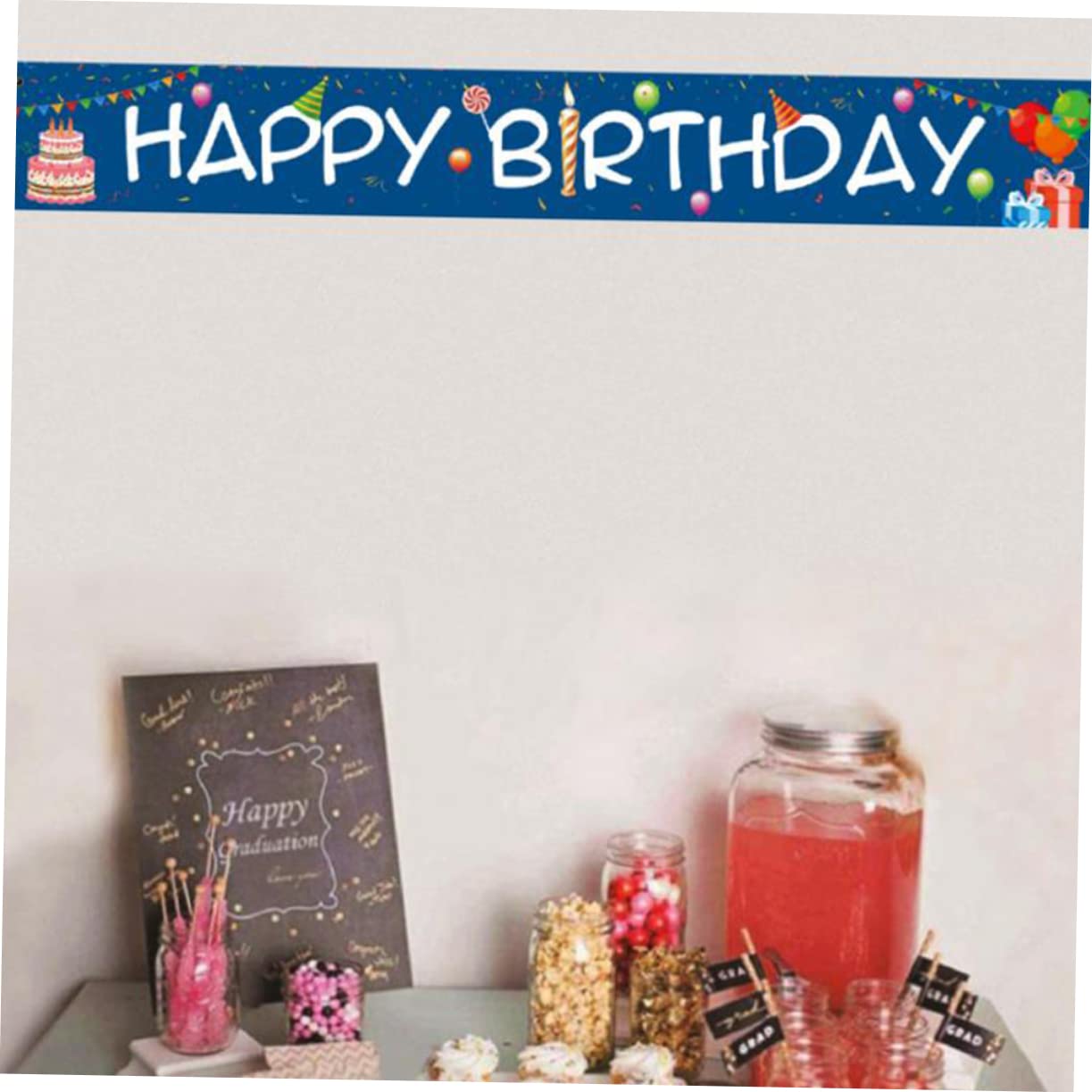 TOYANDONA 3piezas Banderín Colgante De Cumpleaños Infantil Decoración Para Fiesta y Fotografía Interiores y Exteriores Para Cumpleaños De Niño Niña y Niñas