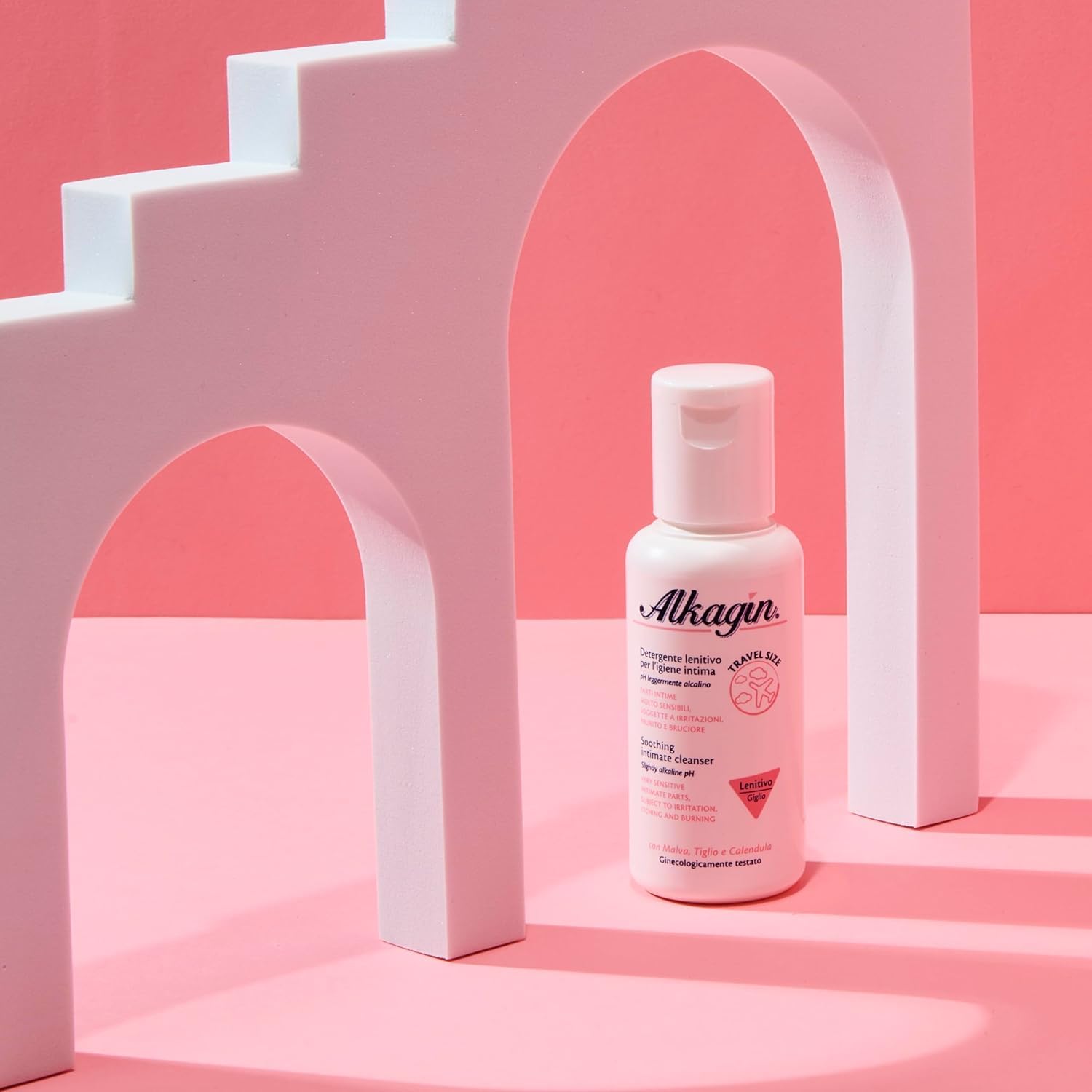 Alkagin kojący środek do higieny intymnej na bazie malwy, lipy i nagietka, lekko alkalicznego pH, 100 ml