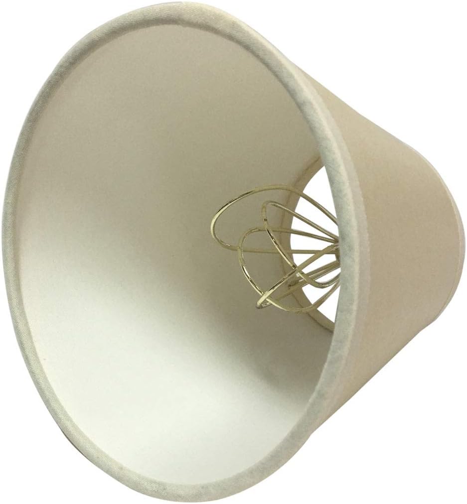 Royal Designs, Inc. CS-951-5EG/P-6 Hardback Parchment Empire Chandelier Shade, 3 x 5 x 4.5, Eggshell, 6-Pack