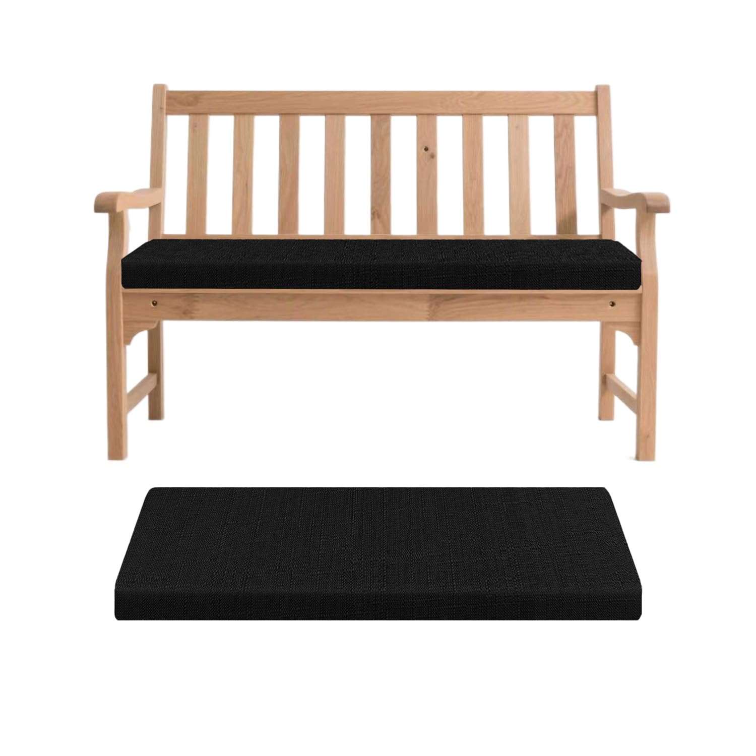 Holomaalahi non slip seat cushions for dining chairs 190x55x5cm with Removable Cover for Sofa Bay Window Swing Seat Long Chair