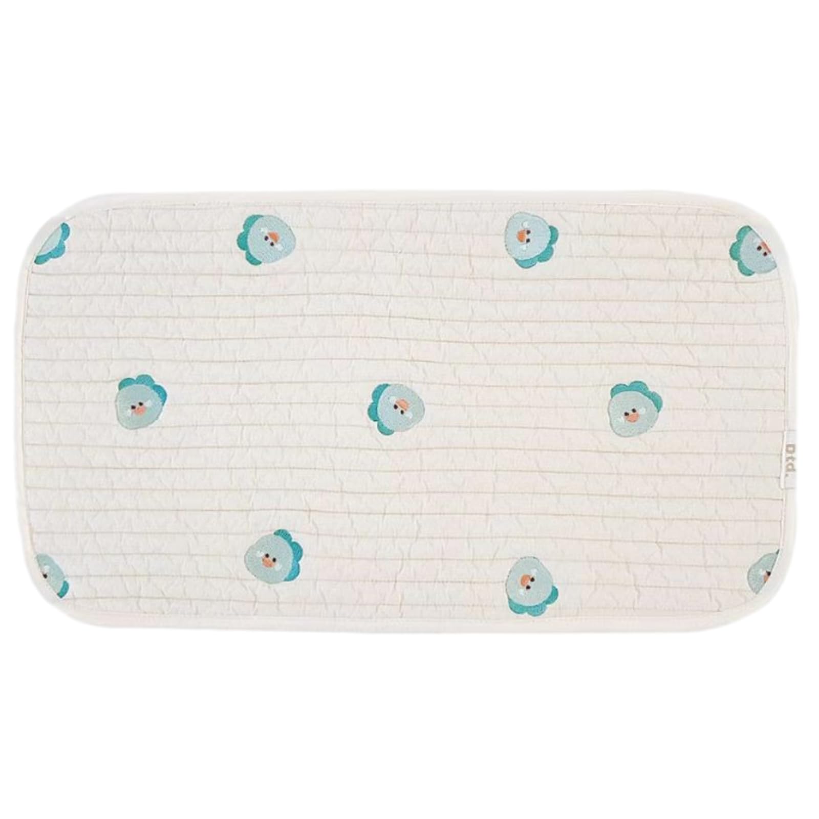 Pillow Newborns Flat Pillows Pillowcase Cover Headrest Cushion for Infant Bed Strollers Cotton Pillowcase