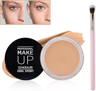 Under Eye Concealer for Dark Circles Color Corrector Pro Concealer Full Coverage Concealer de oieras Long-lasting Cover up Makeup Waterproof Concealer Makeup -02 LIGHT CREAM