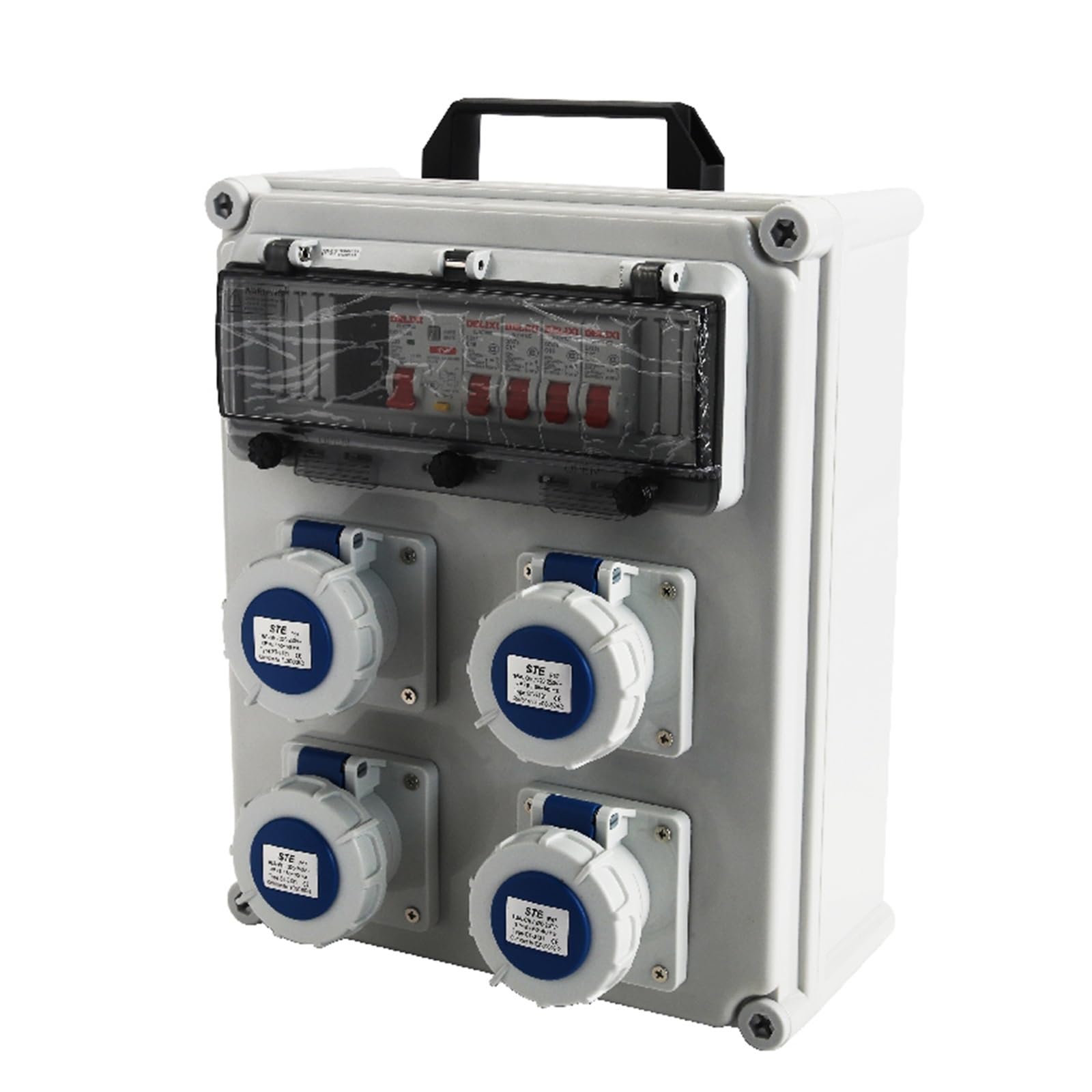 5-Hole 32A Plug Small Smart Socket Plug ABS Low-Voltage Plugs — view 6