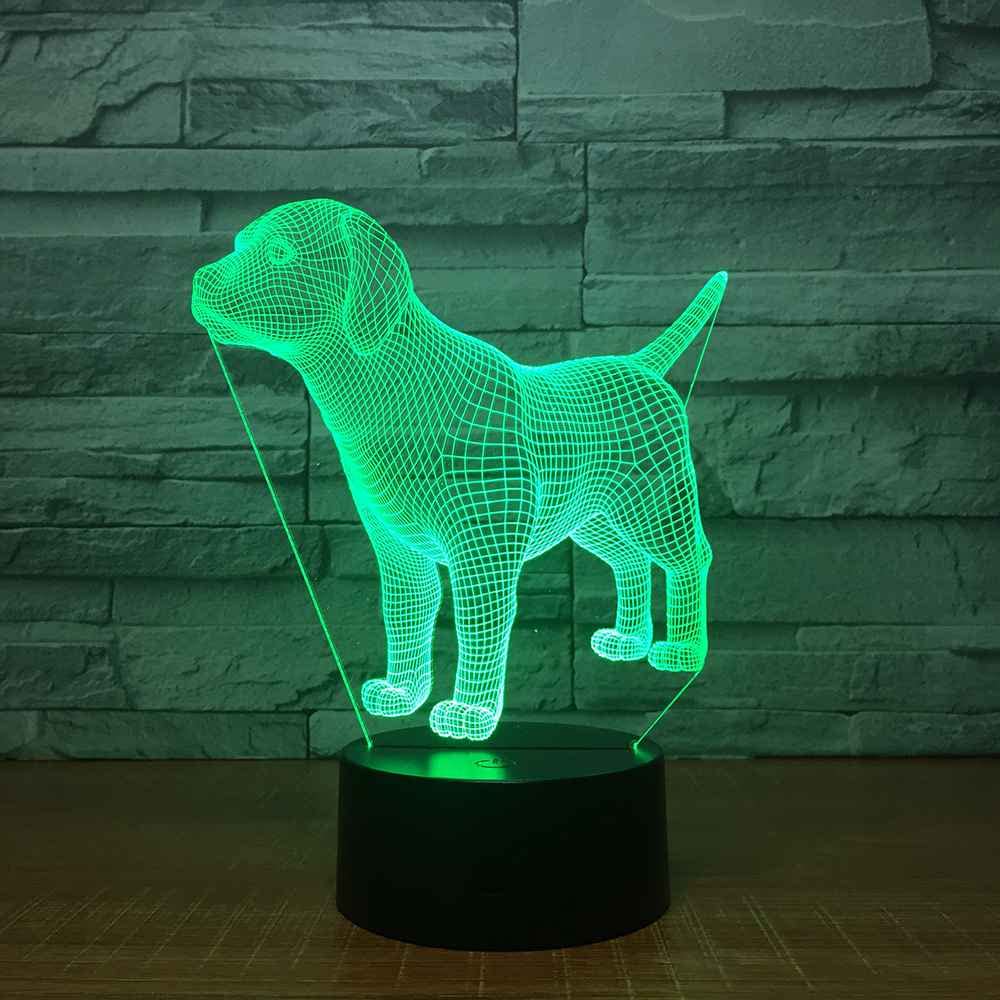 Illusione Ottica 3D Gesù croce Luce Notturna 16 Colori Mutevoli