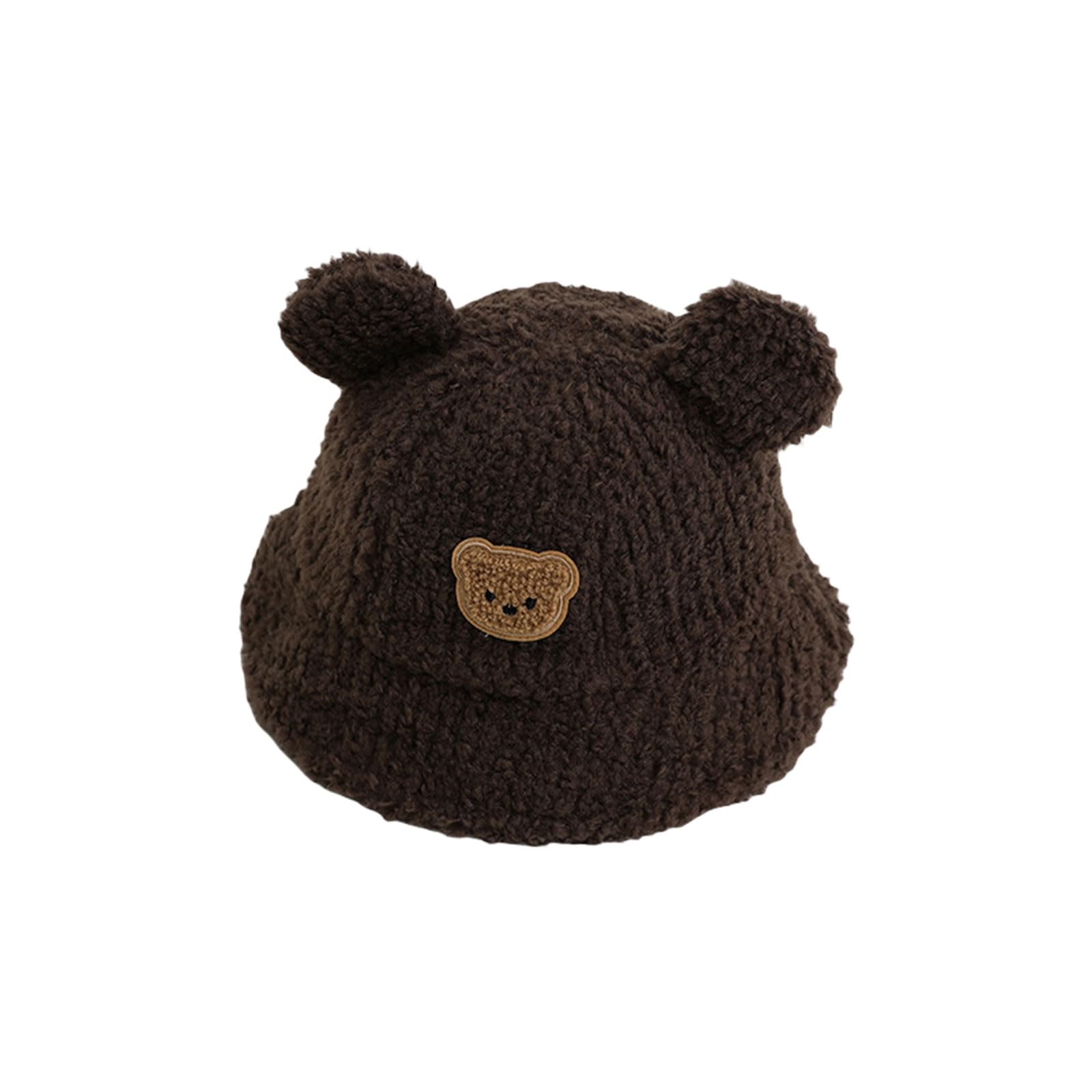 Gorro de pescador con forro polar para niños, cálido y suave, para niños y niñas de 3 a 8 años, esencial para otoño e invierno