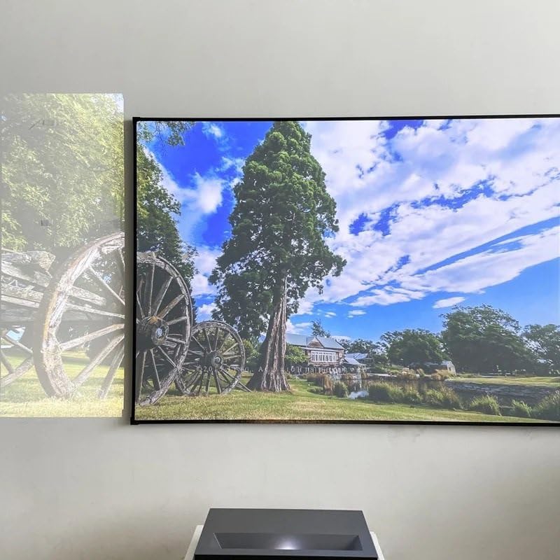 Pantalla de proyector fijo 100 pulgadas marco ultradelgado miniatura 3