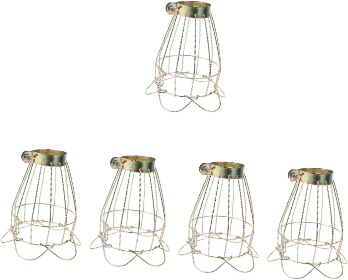 POPETPOP 5pcs Box Turtle Basking Lamp Heat Lamp Protector Cage Reptile Removable Lampshade for Habitat Lighting Shade