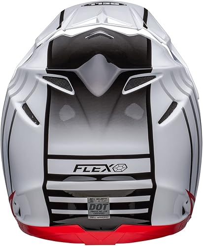 Miniatura 6 de Bell Moto-9S Flex Casco de motocicleta Sprint Mate/Rojo brillante/Blanco,Bombas de humo FH mate/brillo negro/alta visibilidad,Seven Vanguard Carbón