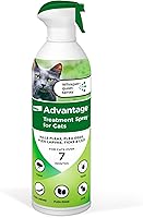 Advantage Cat Flea & Tick Spray 8oz | Kills Fleas Ticks Lice | Quiet 360° Coverage for Cats 7+ Months