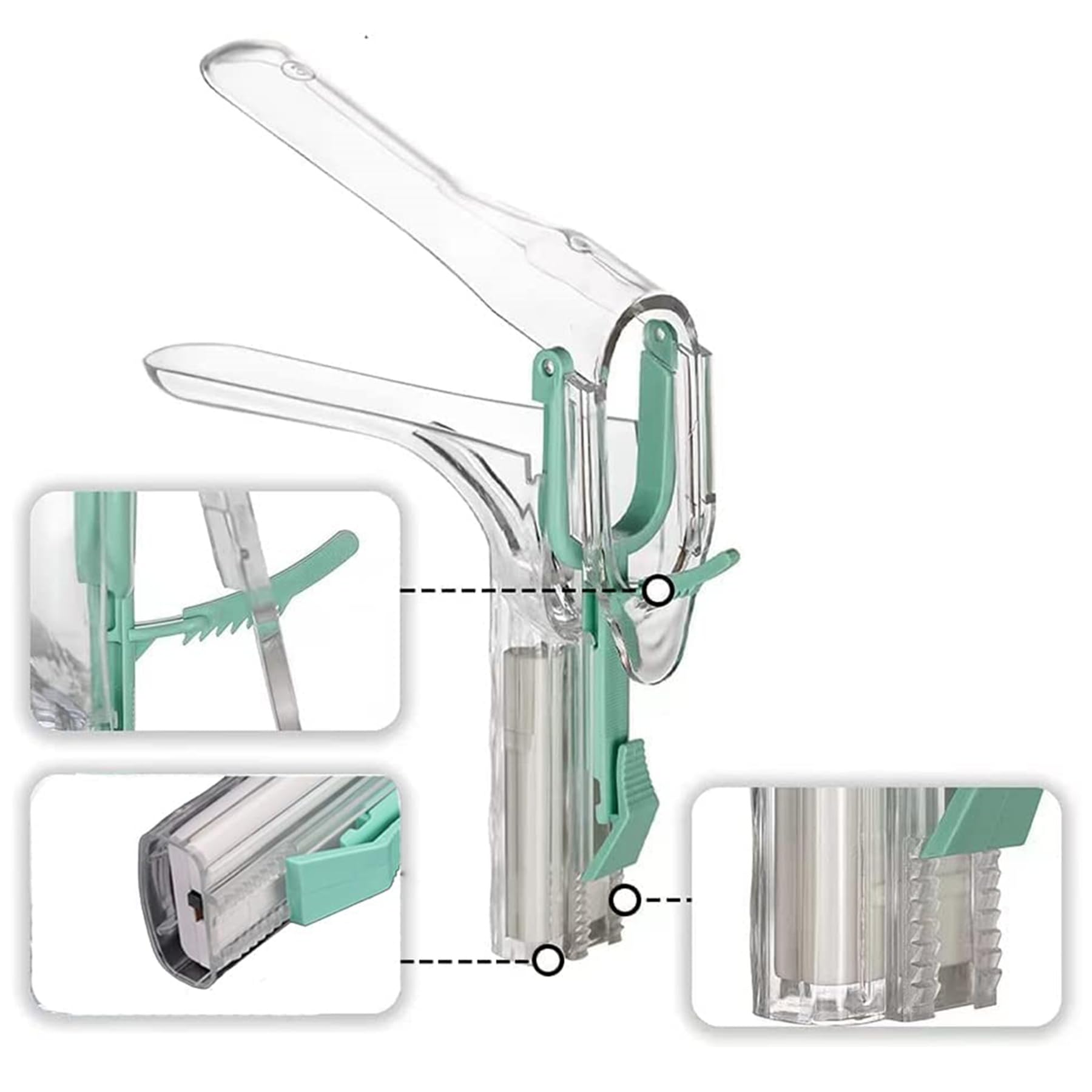 Lighted Speculum Transparent Specula for Cervix IUD Self Removal Tool Medium