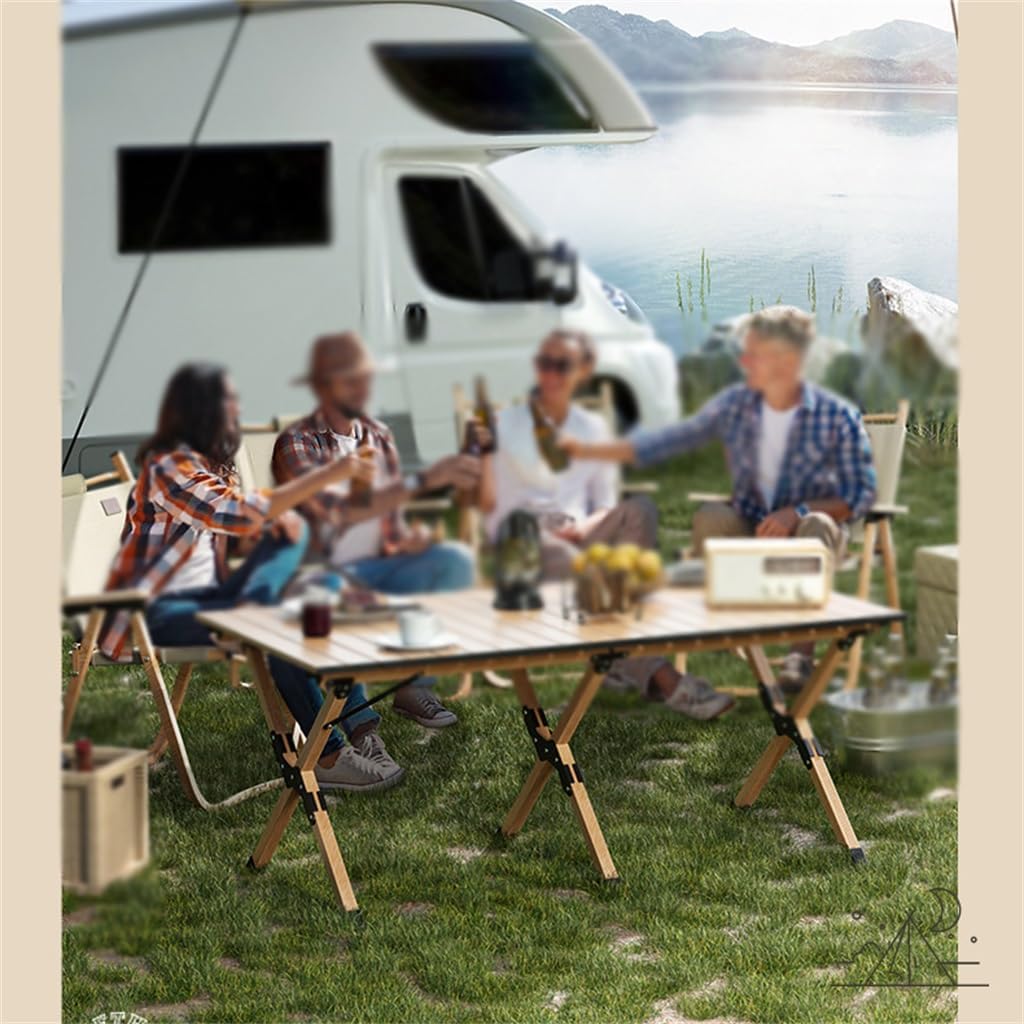 Outdoor Folding Table Cast Iron Chicken Rolls Table Portable Picnic Table