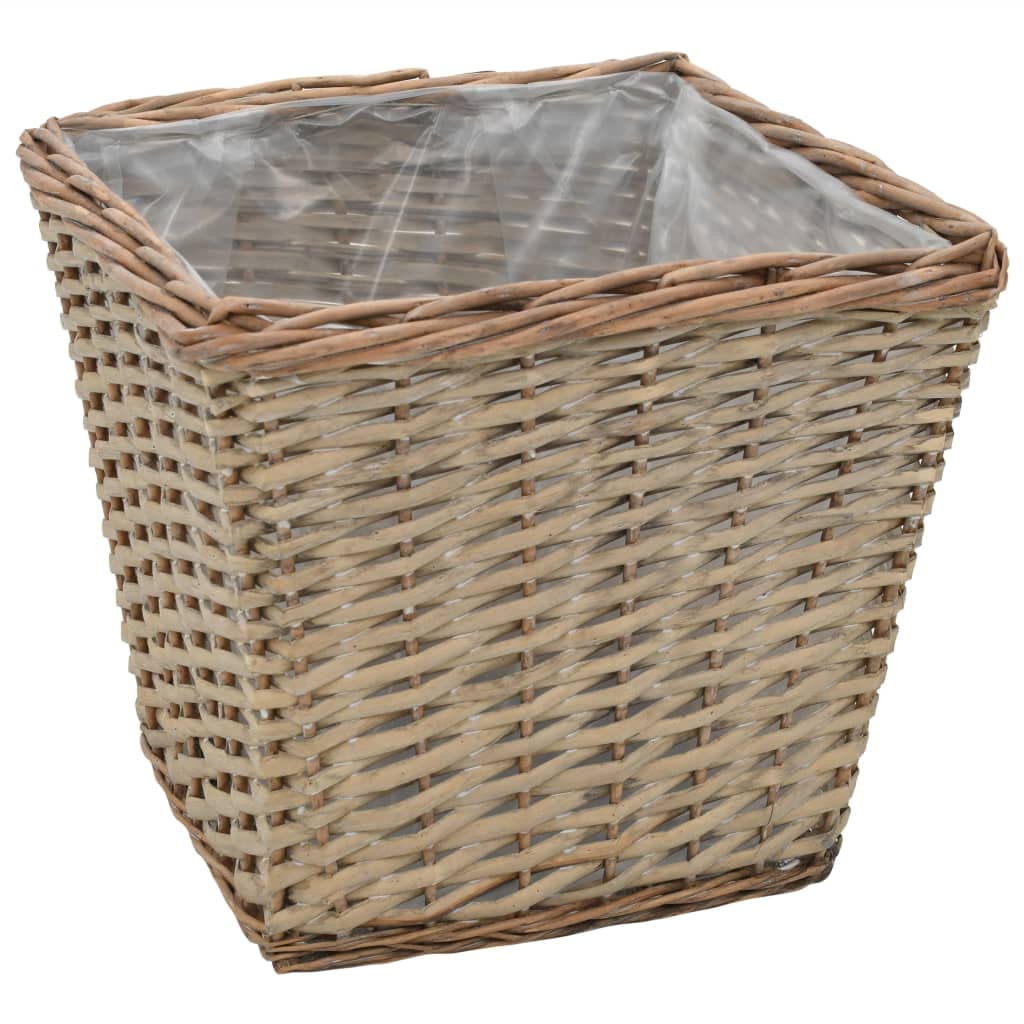 Générique Lits surélevés 3 pcs Osier avec Doublure en PE Maison & Jardin Pelouses & Jardins Jardinage Pots & Cache-Pots (Poids 2.4KG)