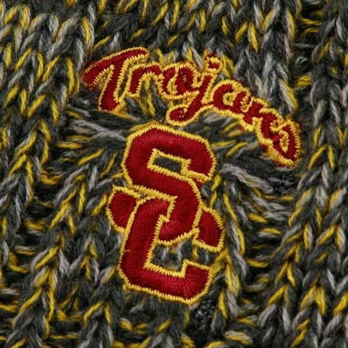 Nike USC Trojans Ladies Gold Cable Knit Beanie with Flaps