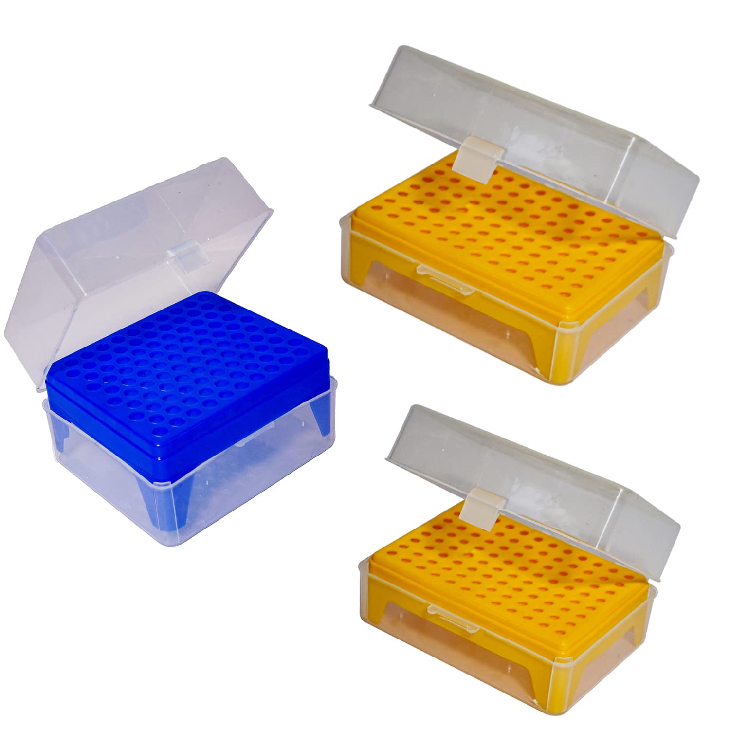 Clear & Sure Micro Pipette Tips Stand/Rack for Laboratory 1000ul, 200ul, 10ul. (Pack of 3) 96 Hole (B0C3J3TB2M) Amazon Price History, Amazon Price Tracker