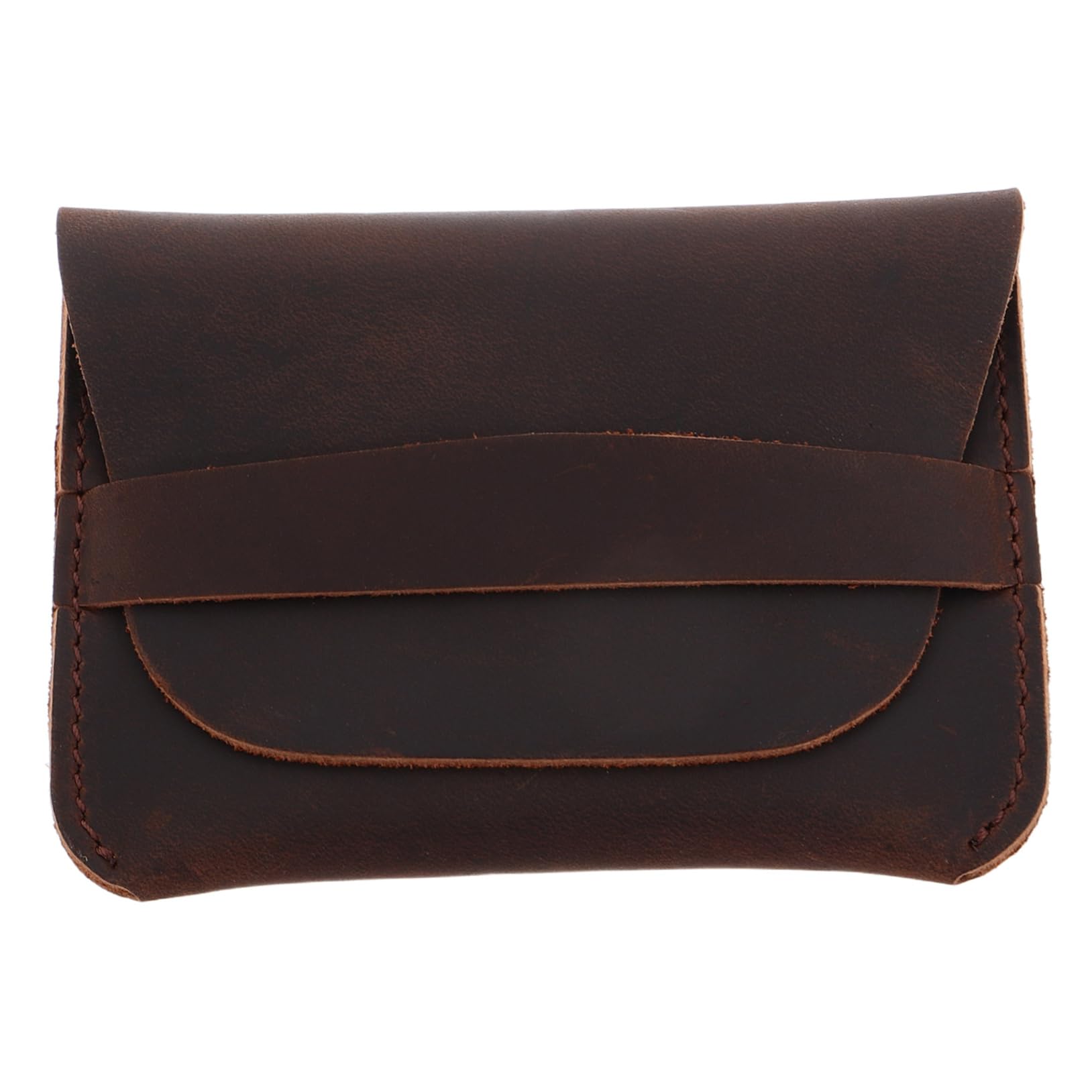 BESTYASH Card Wallet Organizer Men's Cowhide Leather Card Case Handmade Coin Purse