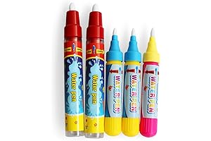 5Pcs Water Doodle Pens Aqua Drawing Doodle Pens,Replacement Water Pens for Doodle Mat Water Book