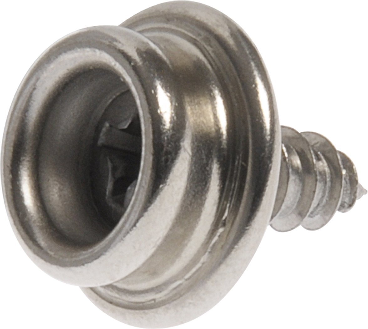 The Hillman Group 58272 Stud Snap with Stainless Steel Screw, 3/8-Inch (2 Packs of 20)