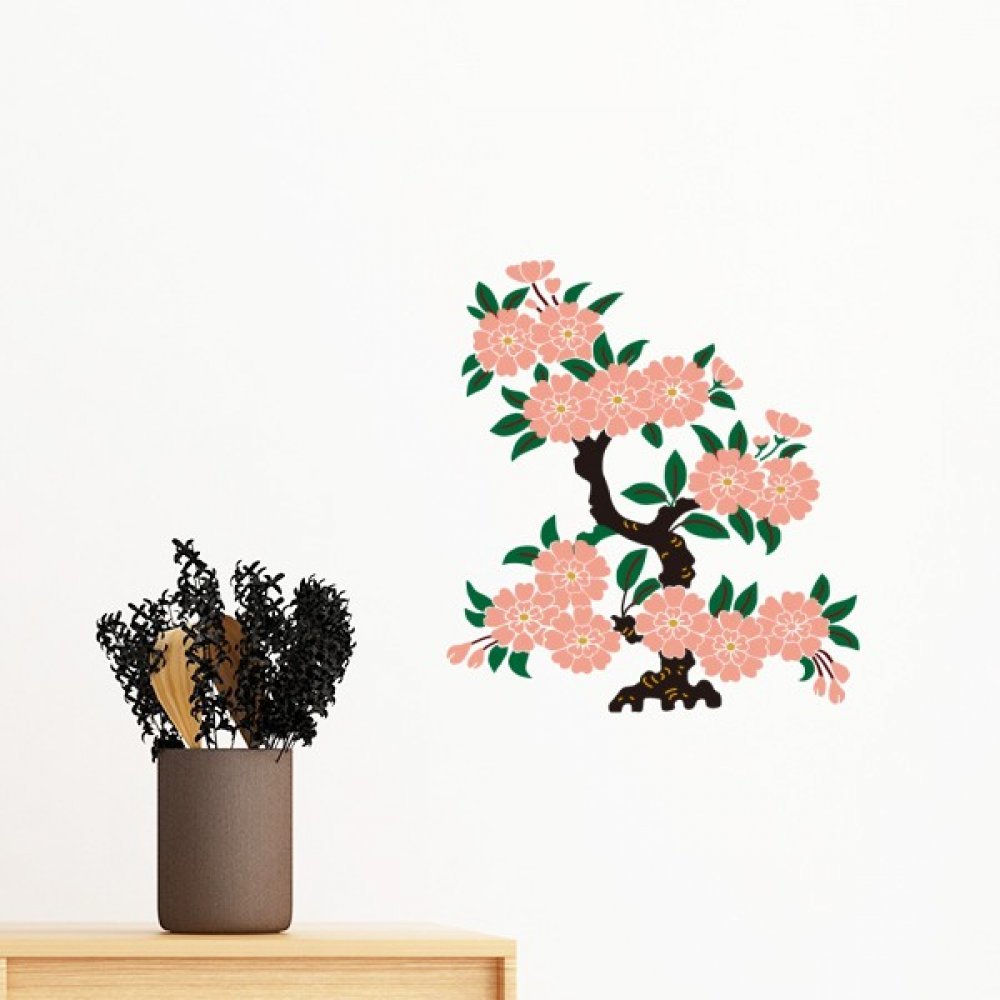 Art mural stickers amovible fleur pour embellir votre salon