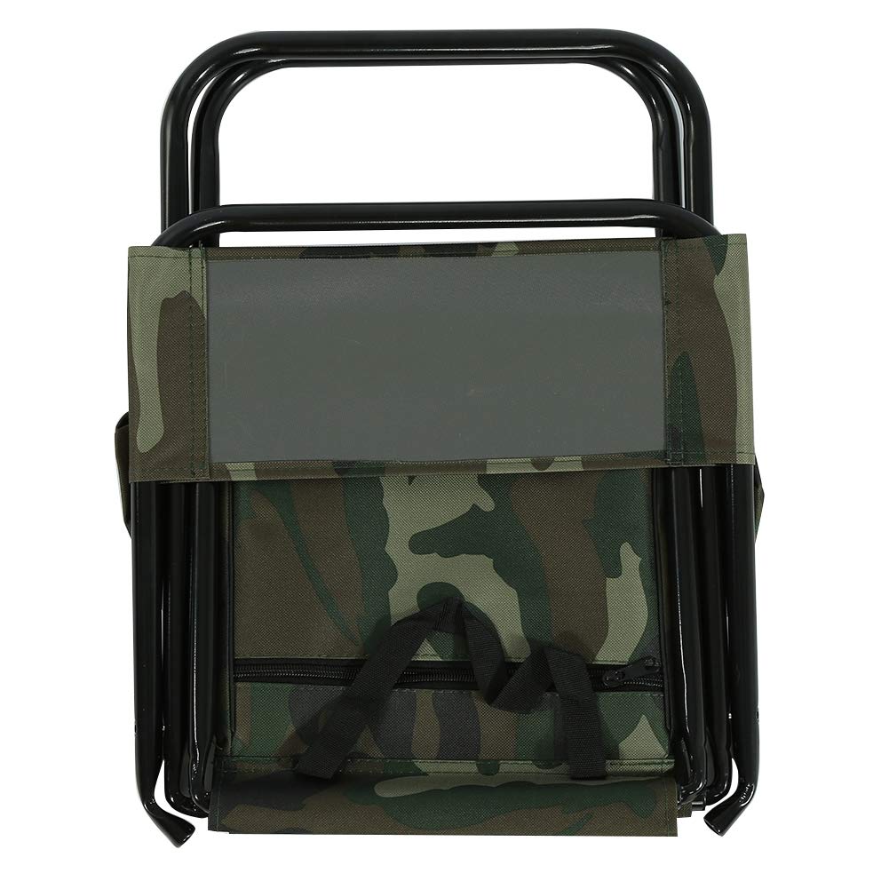Chaise Pliante Camping/pêche Avec Sac à Dos - Siège Transportable Dossier Haut (charge 100kg, Oxford 600D)
