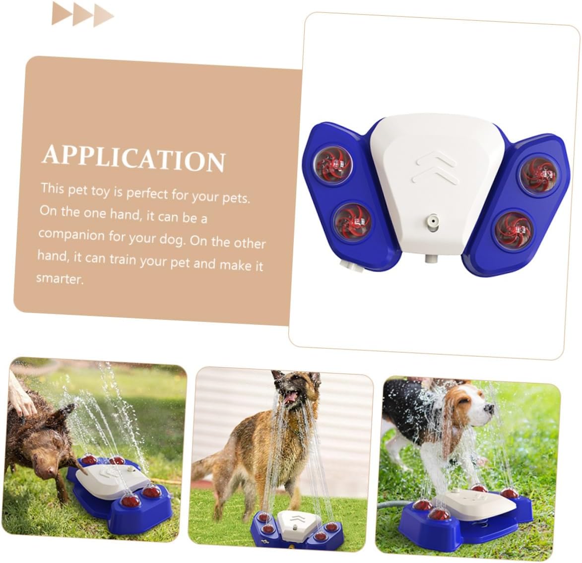 BESPORTBLE Water Fountain for Dogs Pet Water Dispenser Automatic Pet Drinking Fountain Dog Shower Plaything Sprinkler Sprinkler Toy
