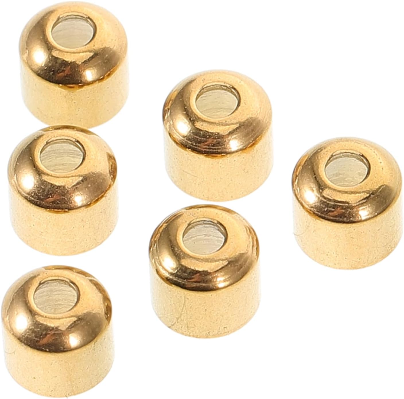 NUOBESTY 10Pcs Rope End Stylish Cord End Stoppers for DIY Jewelry Making Versatile Bracelet and Necklace Connectors Lightweight and Portable Craft Accessories