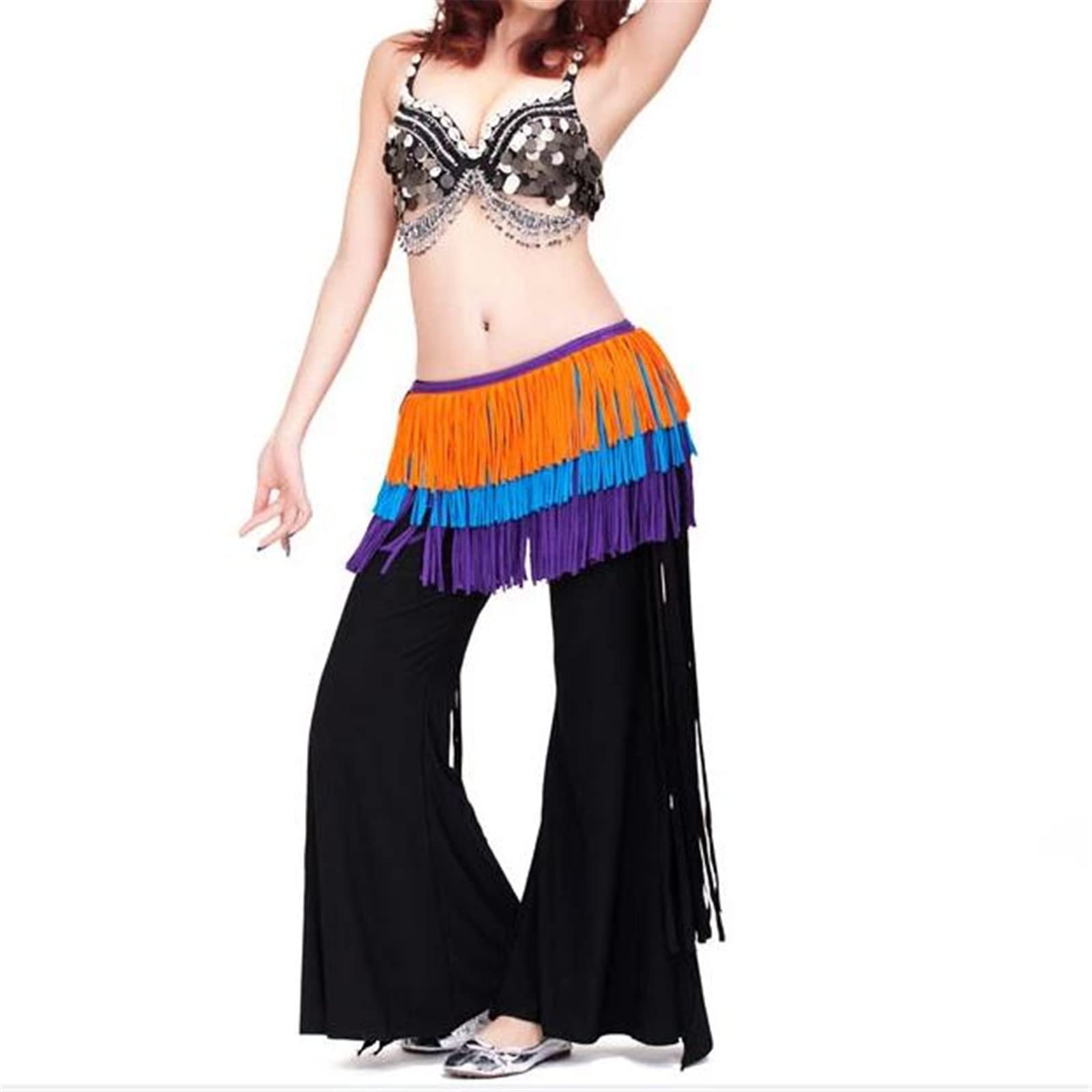 Cintura Con Nappe Per Danza Del Ventre – Sciarpa Fianchi Con Monete, Artigianale E Regolabile, Ideale Per Costumi E Feste - 3