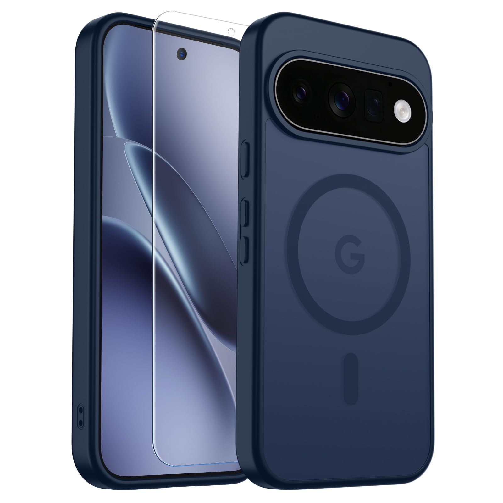 SUPFINE Magnetic for Google Pixel 11 Pro Case - Sapphire Blue