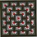 Easy Quilt Kit Boxed Maze!! Red, Black, White/EXPEDITED SHIPPING