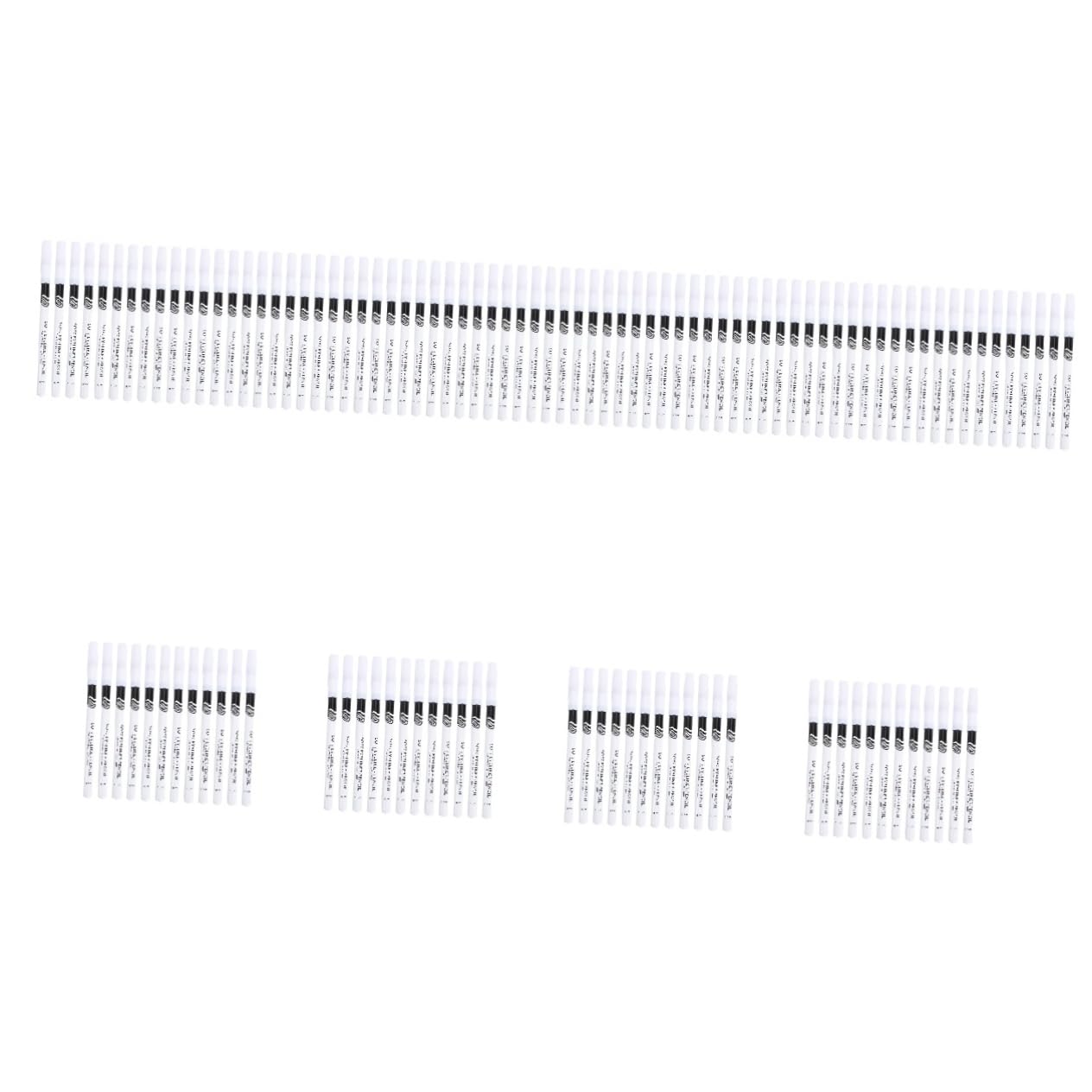 FRCOLOR 120 Uds Lápiz Delineador De Ojos Sombra De Ojos Delineador De Ojos Líquido Resaltadores Maquillaje Resaltador Pluma De De Seda Blanca Pincel Delineador De Ojos