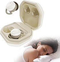 MONODEAL Auriculares para Dormir, Auriculares Bluetooth 5.3 Auriculare intraauralesCon Silicona Líquida, para Cascos para Dormir Color té con Leche